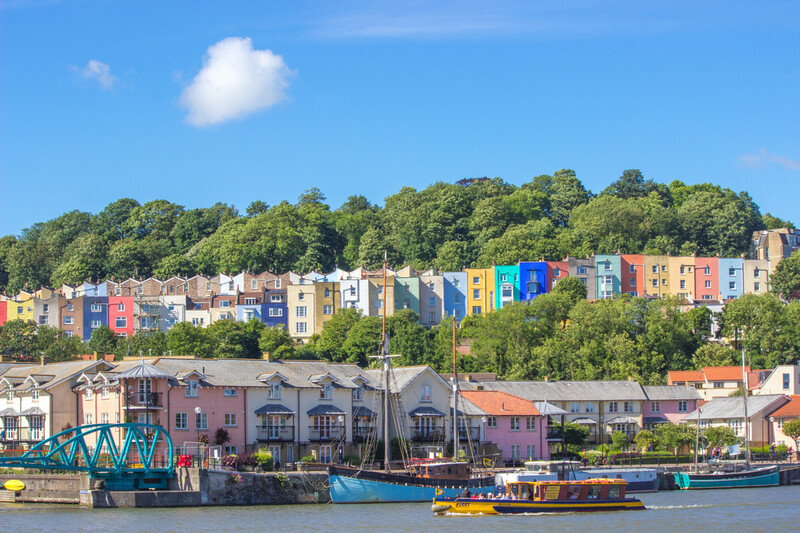 Image of Clifton Wood houses above the harbour